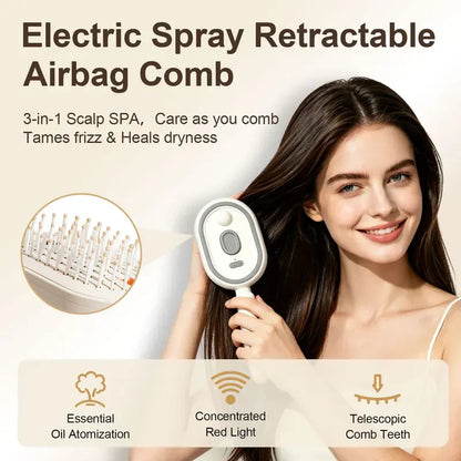 ✨2026 New Viral Electric Spray Air Cushion Massage Comb