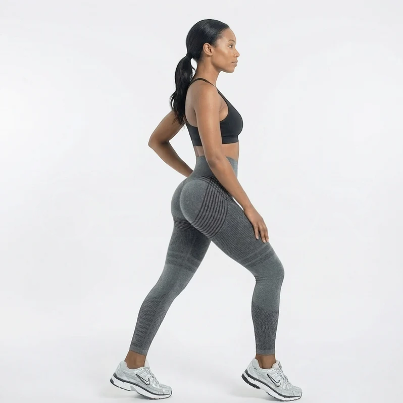 High Waisted And Hip Lifting Yoga Elastic Quick Drying Tight Pants